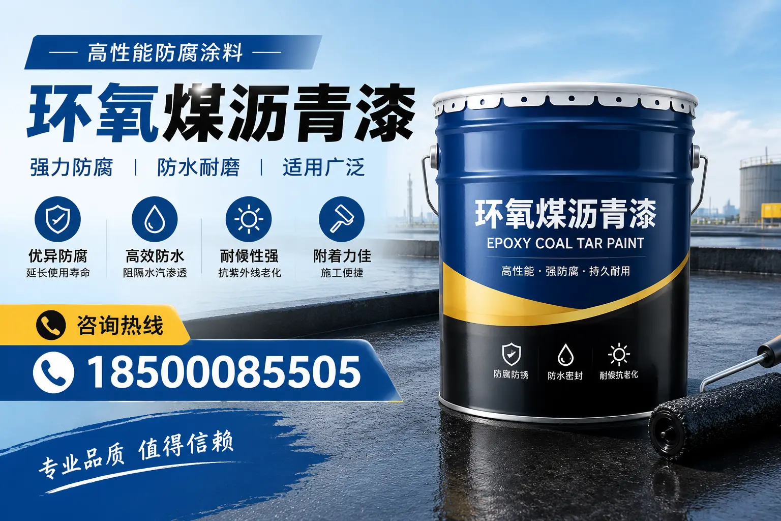 环氧煤沥青漆的主要成分与功能,珠海用户深度了解